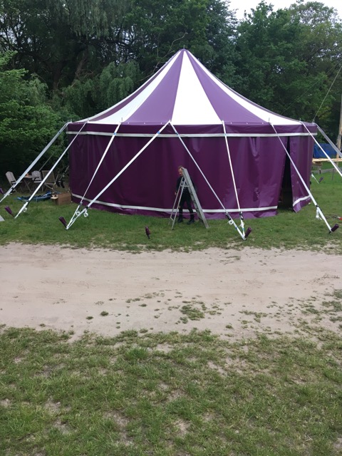 Tent with walls